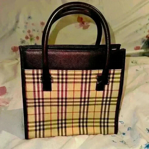 Burberry Handbags - Burberry Nova Check Mini Totes Bag